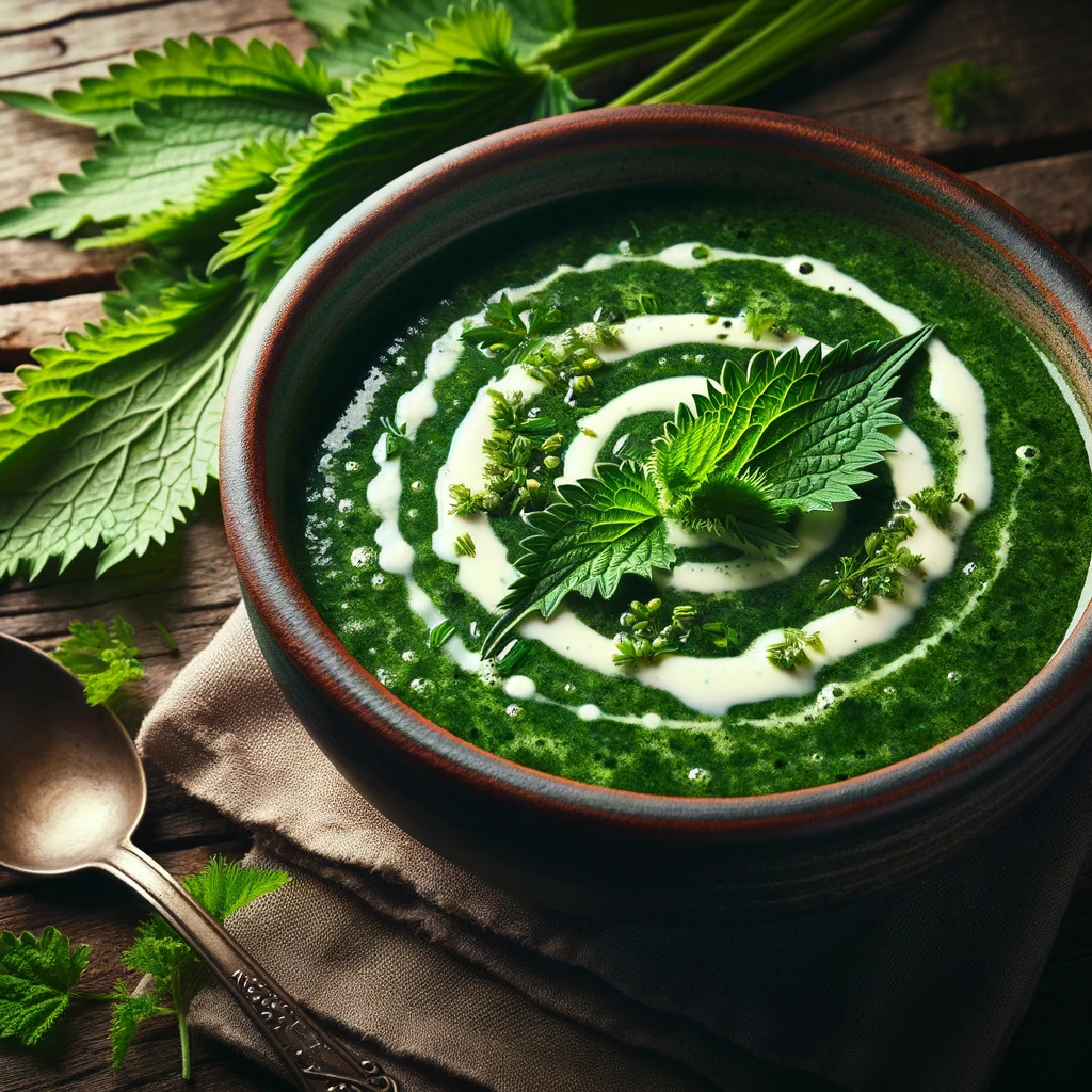 Recette nauvage : soupe à l'ortie