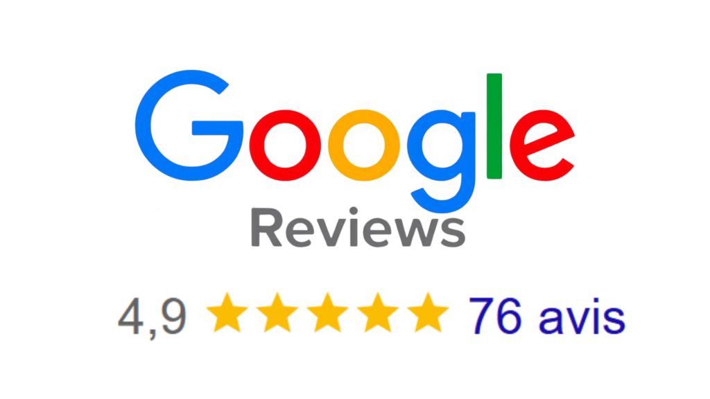 Google Review de Ambre Verdon : 4,9/5 pour 76 avis